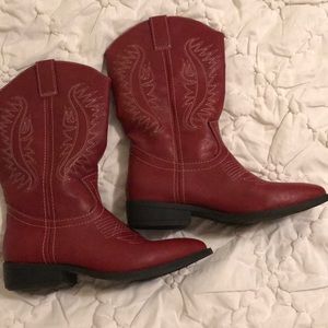 Red boots sz 8M